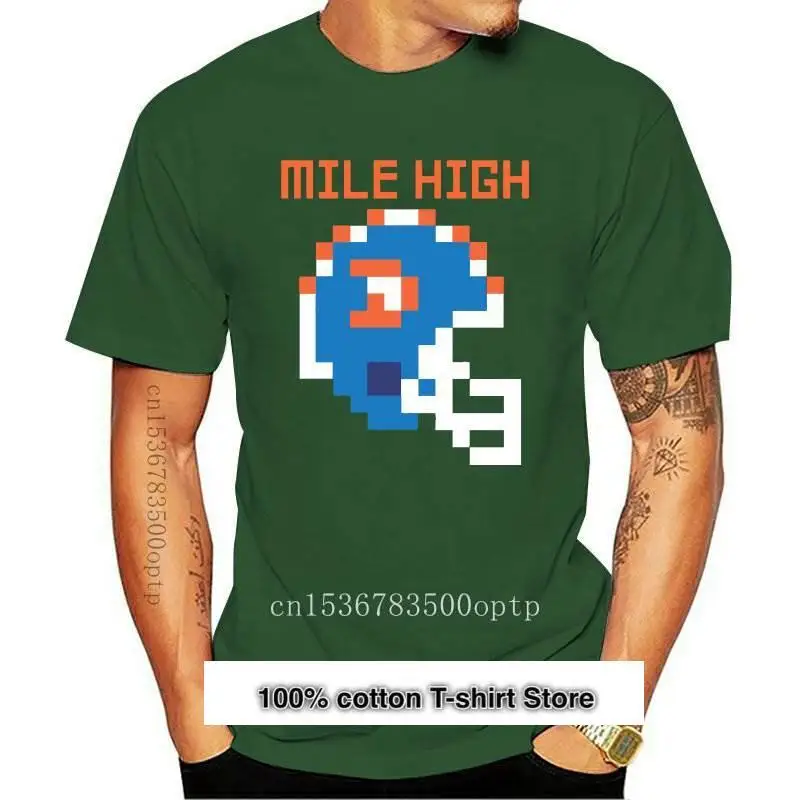 

Camiseta Broncos - Mile High de 8 bits, prenda de vestir, de Denver