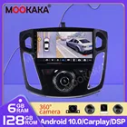 Мультимедийный dvd-плеер для Ford Focus Android10, мультимедийный экран 2012-2017, автомагнитола с GPS-навигацией, аудио стерео головное устройство, 128 ГБ