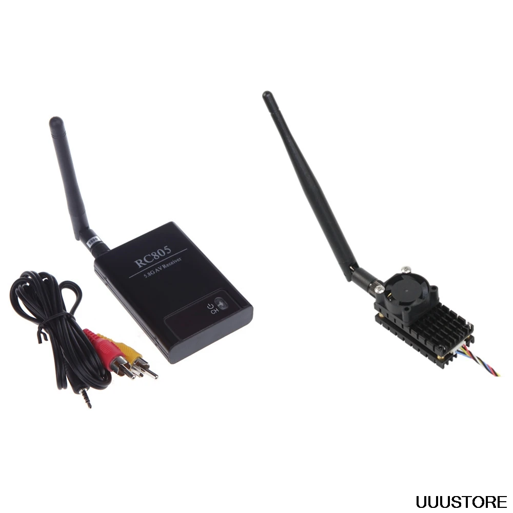 

Boscam FPV 5.8G 5.8Ghz 2W 2000mW 24 Channels Wireless Audio Video Transmitter TS582000 and RC805 Receiver Combo