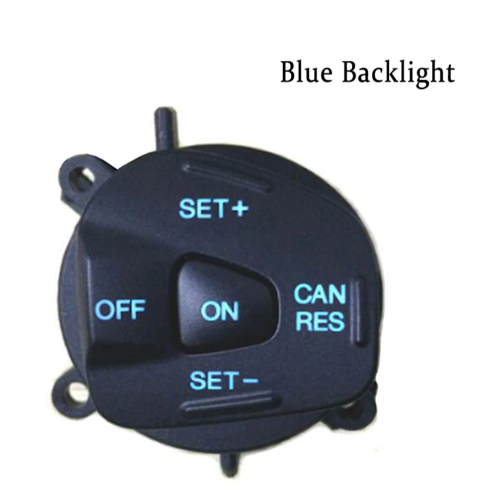 Blue LED Steering Wheel Cruise Control Button For Ford Fiesta MK7 MK8 ST Ecosport 2013 Constant Speed Switch Cable Accessories | Автомобили