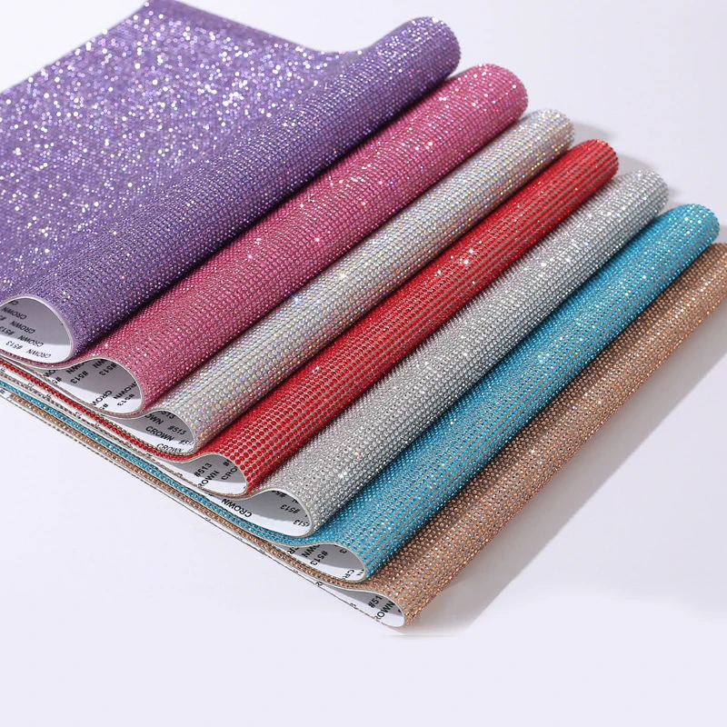 

Crystal Sticker Decal Sheet Double-sided Self-adhesive Car Tablet Decoration