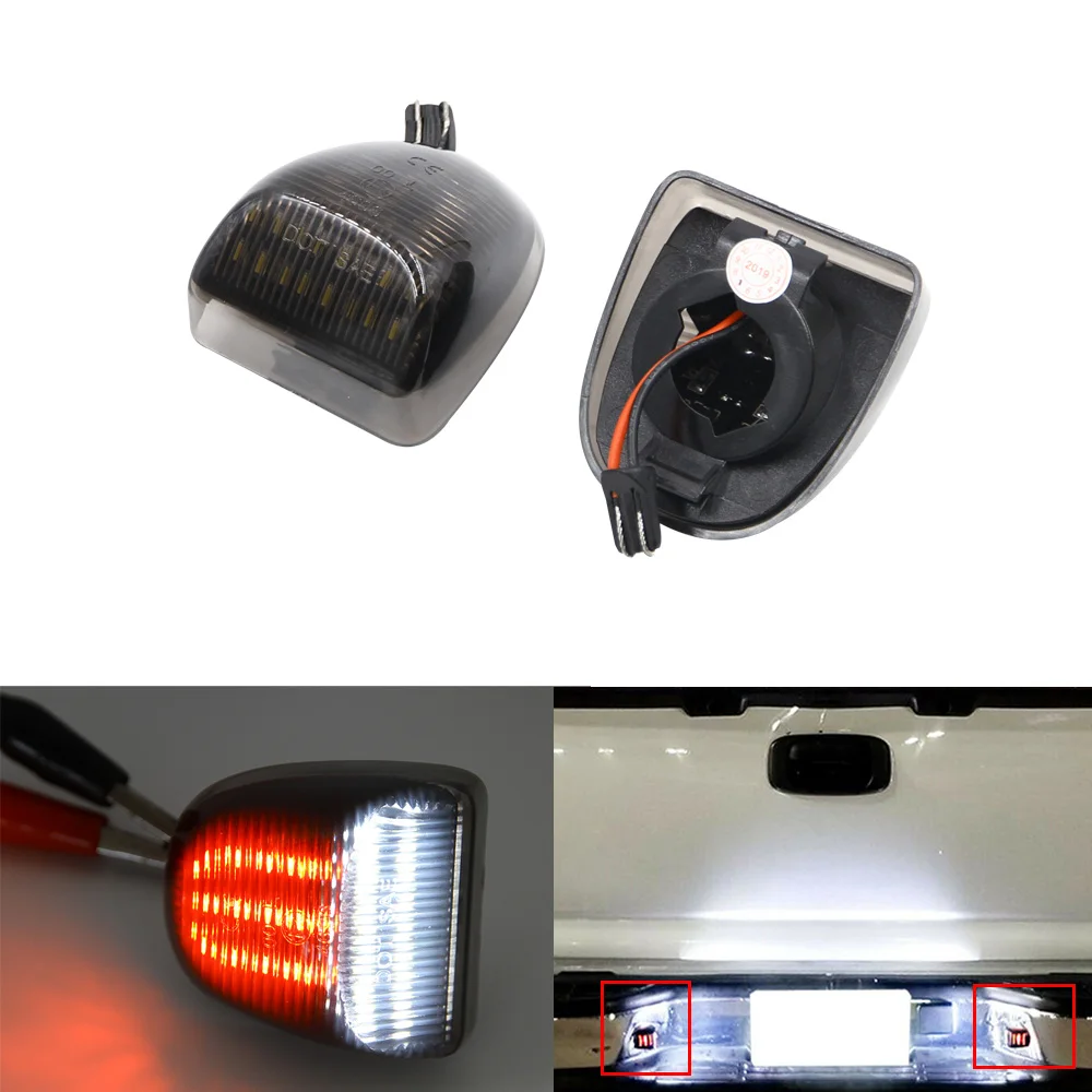2X Светодиодный светильник номерного знака для Cadillac Escalade Chevrolet Avala Silverado 1500 2500 3500