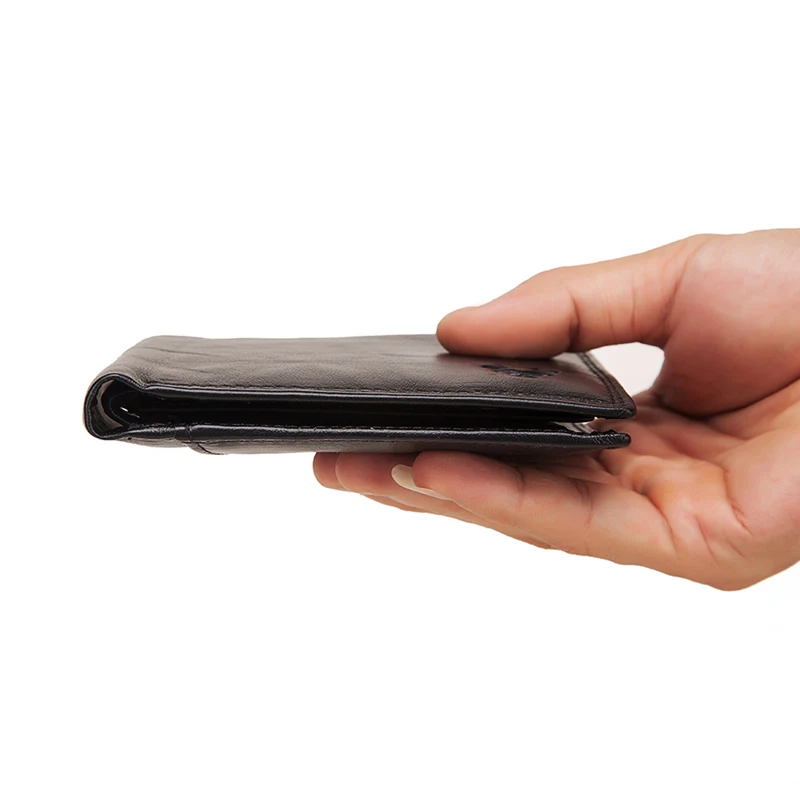 GZCZ Rfid высококачественный кошелек из натуральной кожи мужской портмоне портфель