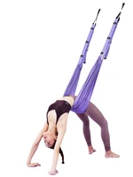 aerial yoga hammock adjustable stretch belt lower waist trainer yoga handstand trainer garden swing hamac fitness equipment