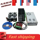 4-осевой шаговый двигатель Nema23 включает в себя 4 двигателя 1,2 нм + 4 микрошаговых драйвера DM542 + 1 блок питания + карту контроллера mach3