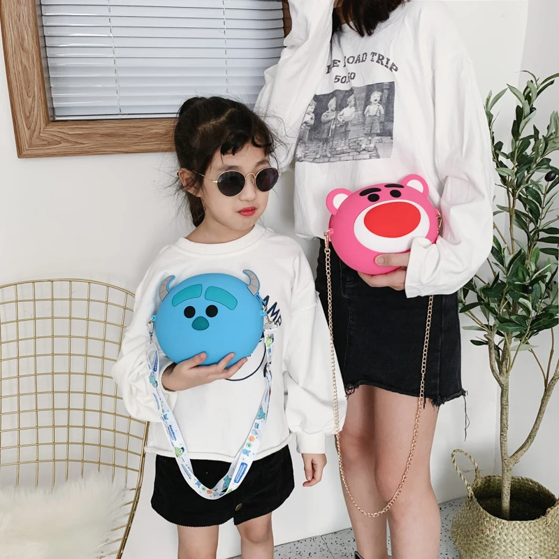 Роскошные сумки женские дизайнерские Мультяшные аниме через плечо силикагель на