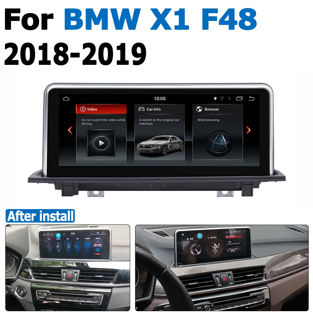 

Android 8,0 UP автомобильный радиоприемник DVD-навигатор для BMW X1 F48 2018 ~ 2019 аудио стерео HD сенсорный экран все в одном
