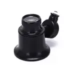 Одноцилиндровый 20 раз, при этом светодиодный светильник Лупа маска для глаз Тип тонкие электронные часы для обслуживания платы увеличительное