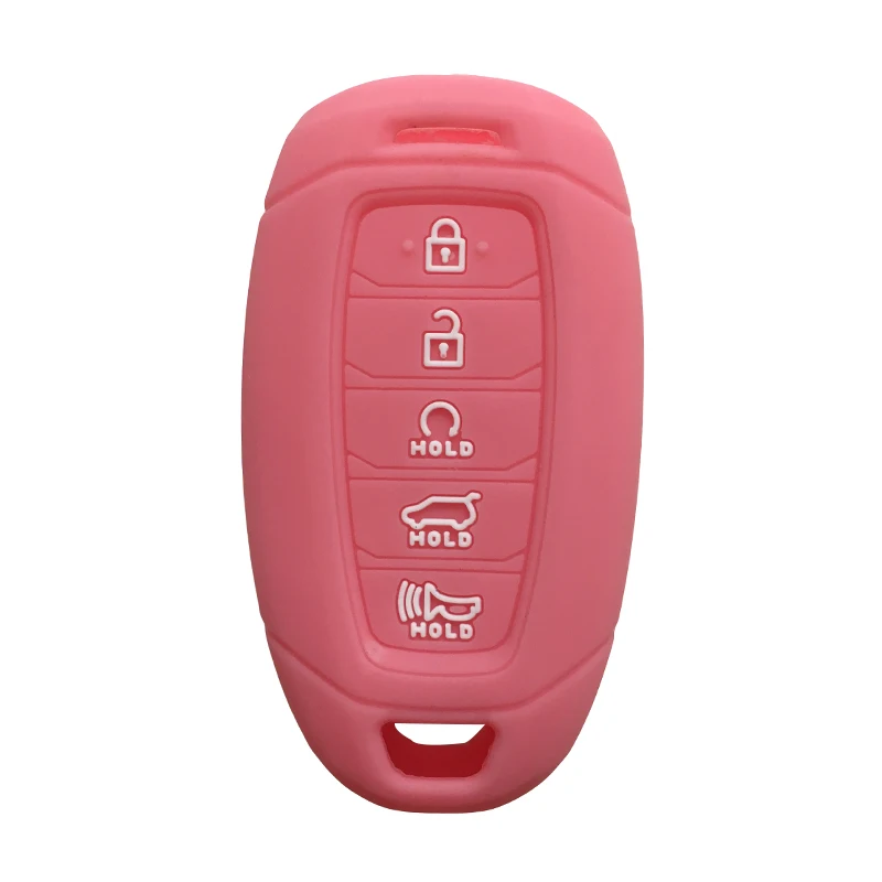 Силиконовый резиновый защитный чехол для ключа Hyundai Tucson Solaris Santa Fe Ix35 Accent 2018 ELANTRA