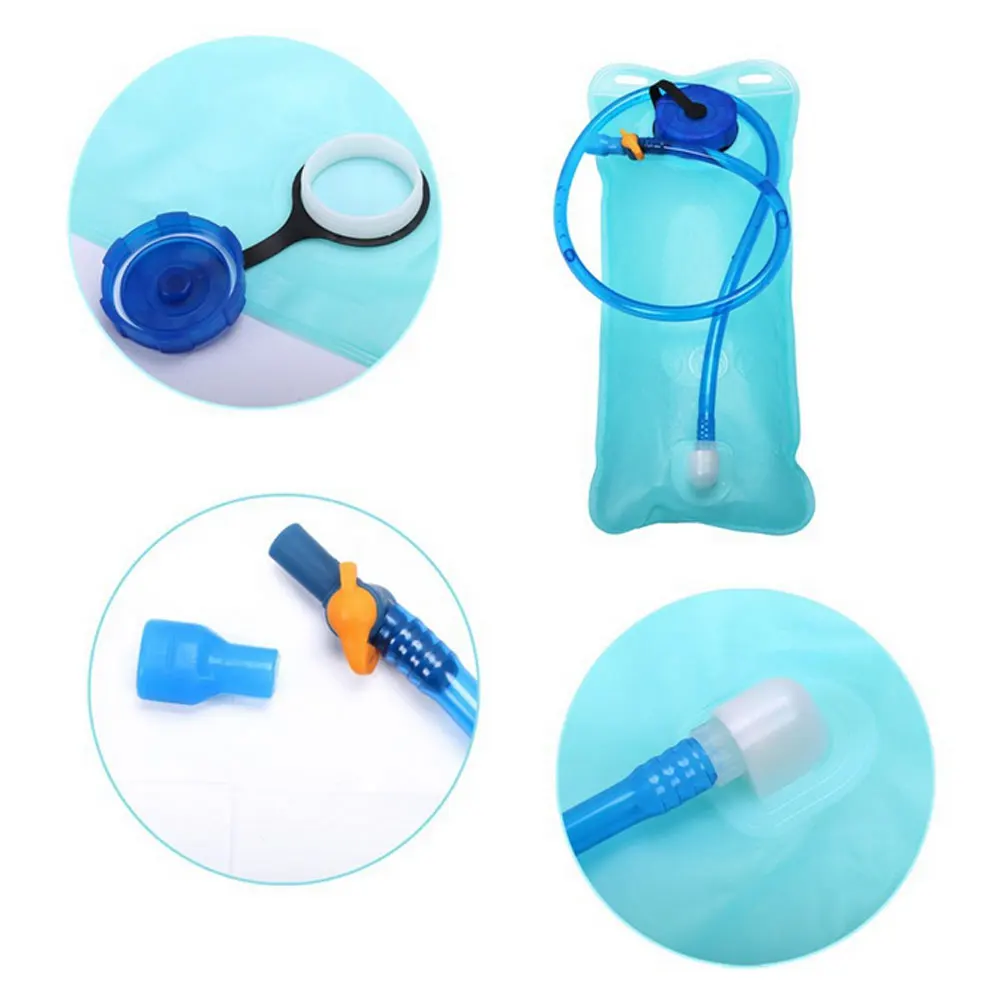 

2L Cycling Water Bag Hydration Backpack Bicycle Riding Running Bag Water Bladder Container 2L Reflective Pack Backpack Blue
