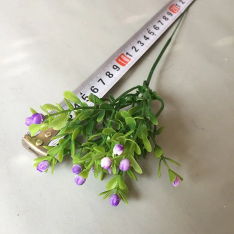 

1Pcs 24Cm Milan Artificial Flowers For Party Wedding Fake Flowers Home Holiday Christmas Decorations Artificial Plants