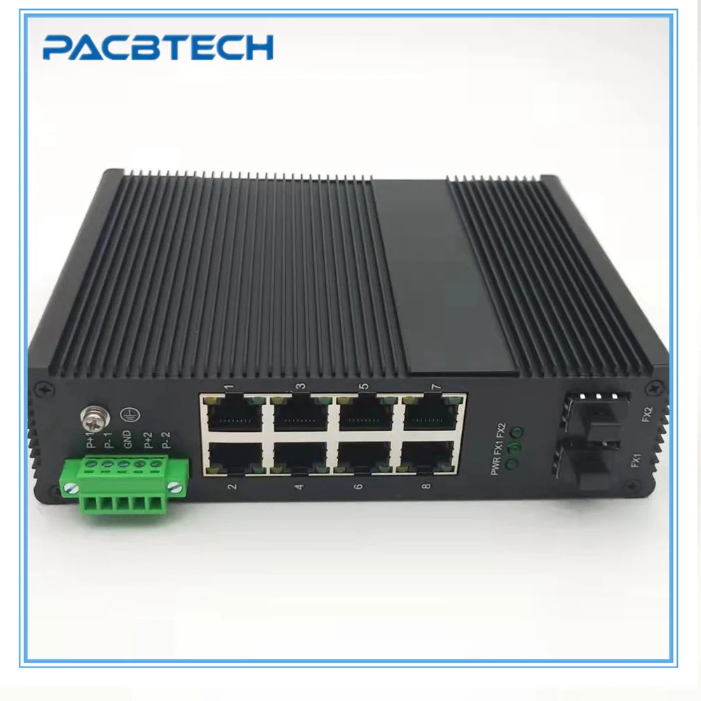 

10/100/1000M 2SFP слот + 8RJ4 5-портовый волоконный коммутатор неуправление