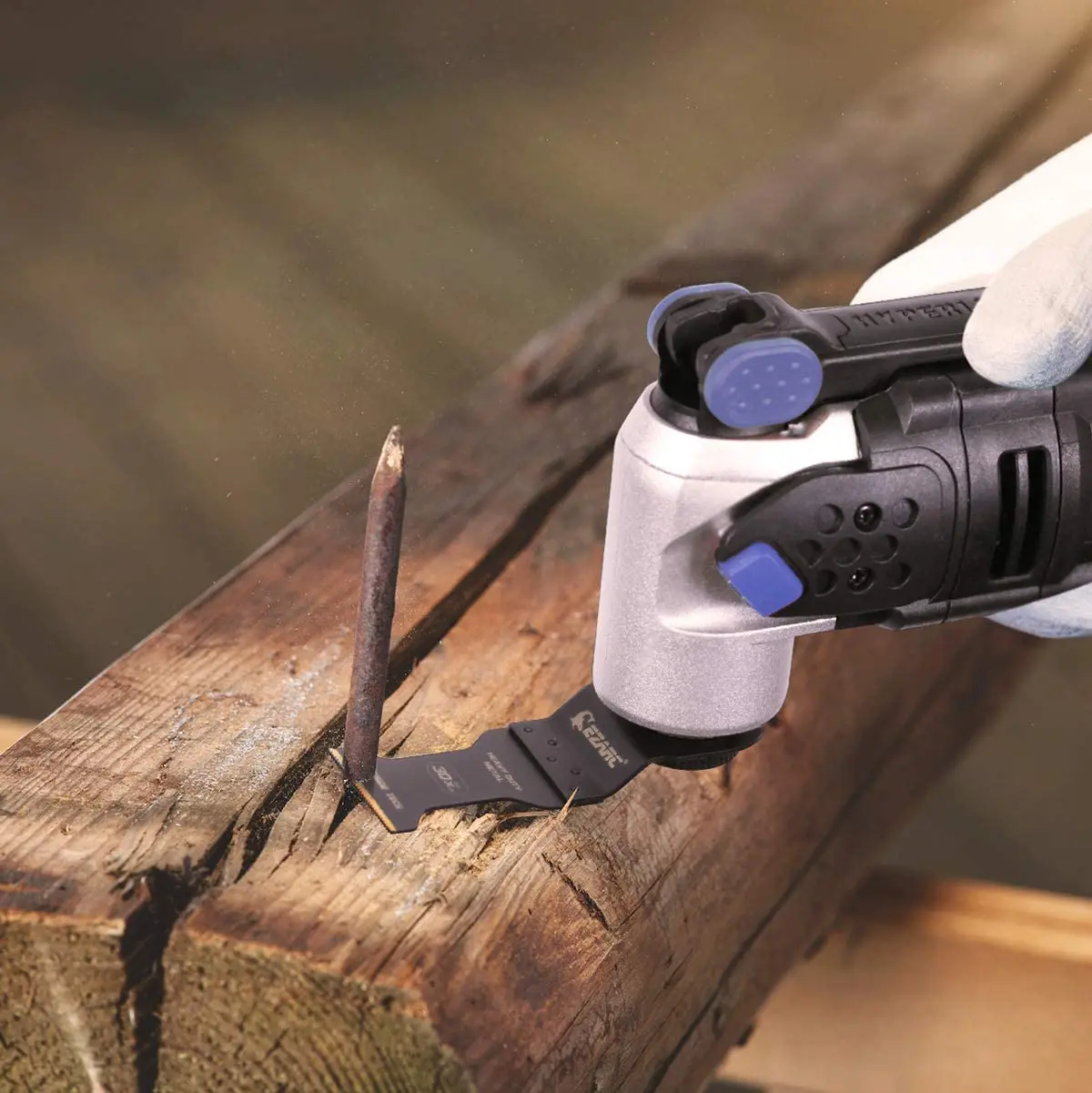 EZARC 3 Pcs Oscillating Tool Blades Carbide Multitool Saw for Hard Material Hardened Metal Nails Bolts and Screws | Инструменты