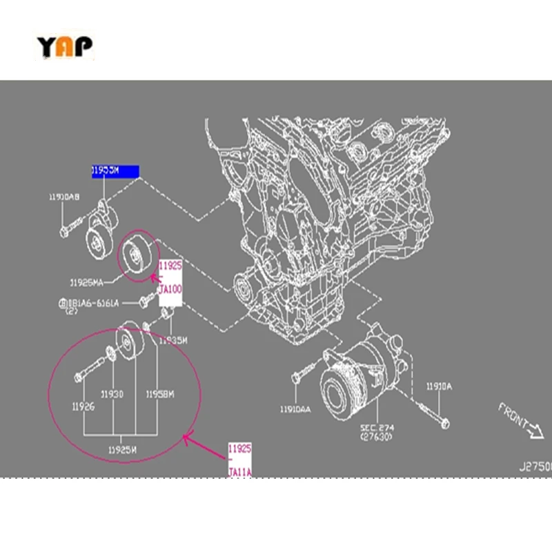 Новый натяжитель ремня привода для TOYOTA Avanza Terios K3DE K3VE DOHC 1 3 L L4 16620-BZ01 1999-2007