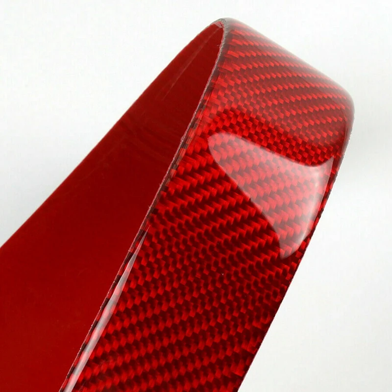 

2Pcs Car Red Carbon Gear Shift Panel Sticker Interior Trim for Chevrolet Camaro 2016-2020