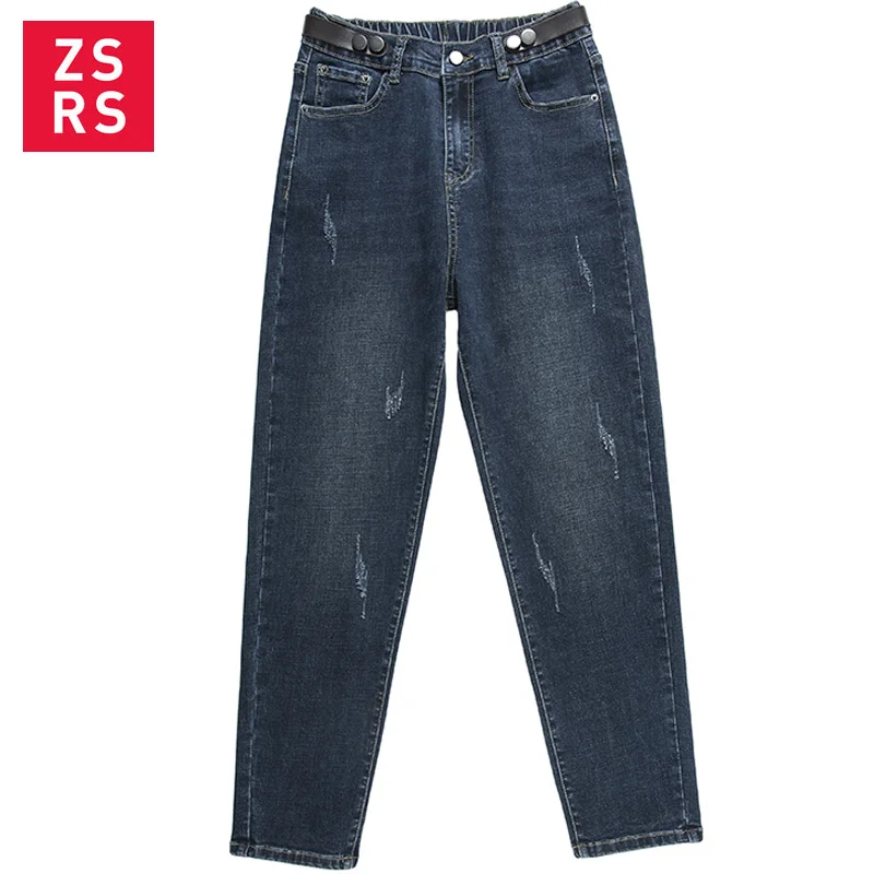 

Zsrs new jeans woman mom jeans pants boyfriend jeans for women with high waist push up large size ladies jeans denim 6xl 2020