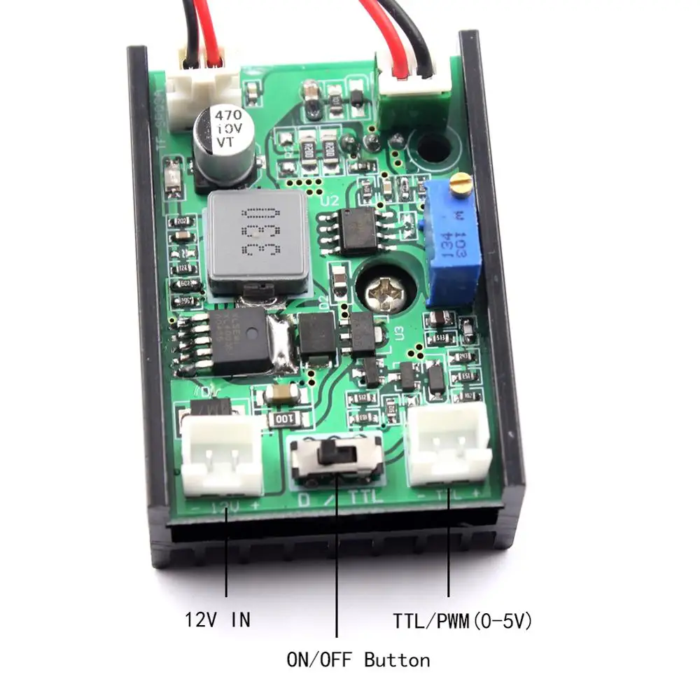 Oxlasers Мощный 1 Вт 1000 мВт нм зеленый лазерный модуль отпугиватель птиц Диодные