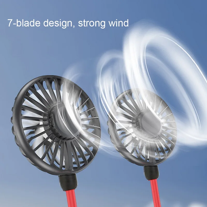 Мини вентилятор перезаряжаемый компактный портативный для спорта