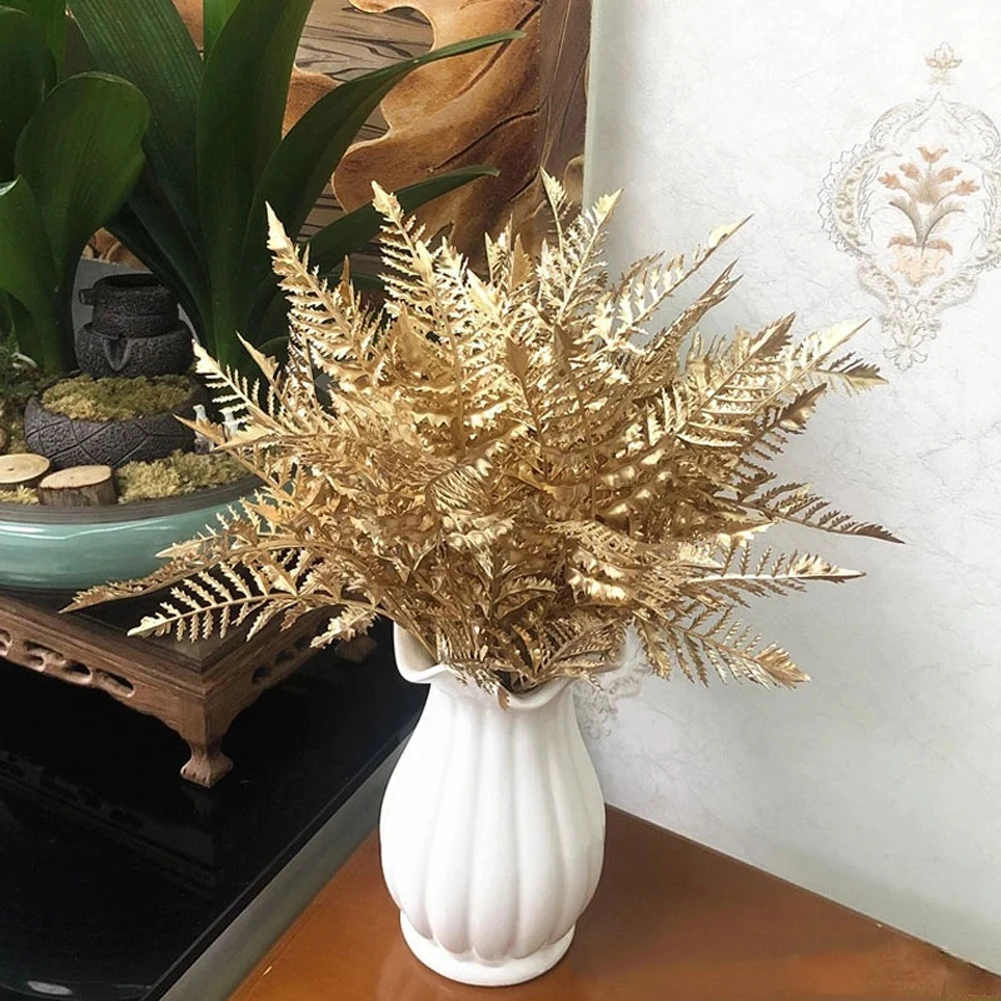 

Artificial Foliage Leaf Fake Plants Flower Bouquet Wedding Xmas Party Home Decor