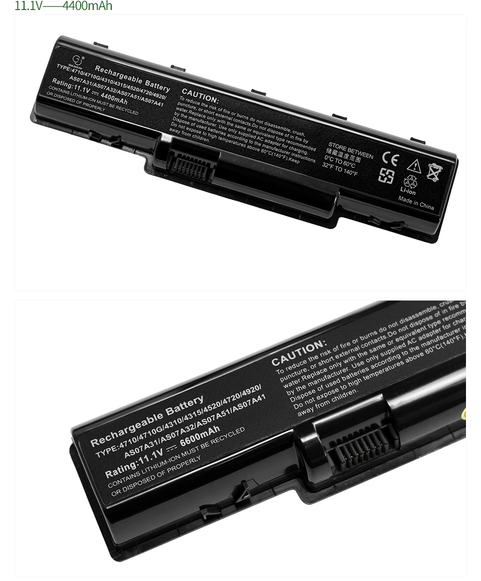 Golooloo 6 ячеек Аккумулятор для ноутбука acer AS-2007A AS07A31 AS07A32 AS07A41 AS07A42 AS07A51 AS07A52 AS07A71 AS07A72 AS07A75