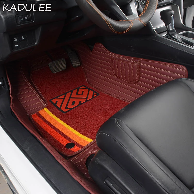 KADULEE пользовательские автомобильные коврики для audi a3 sportback a5 tt mk1 Q3 Q5 A1 A2 A4 A5 A6 A7 A8 Q7