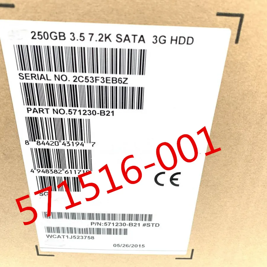 100% новый в коробке 3 года гарантии 571516-001 250G SATA 7 2 k 5 дюймов 571227-002 нужно больше углов