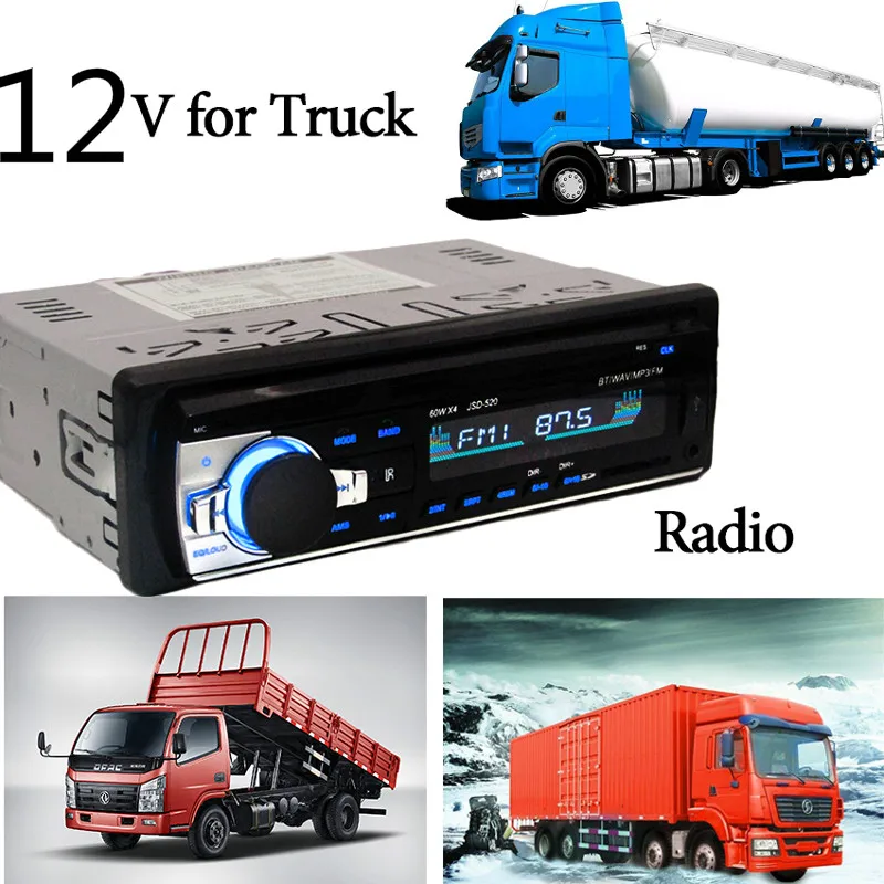 Автомобильная Радио 12 В Авторадио 1 Din JSD520 Bluetooth 2 5 ''экран стерео Автомобильный