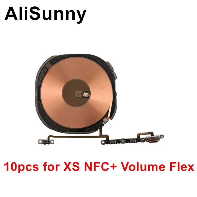 AliSunny 10 шт. беспроводной зарядный чип NFC катушка с гибким кабелем громкости для iPhone