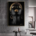 Фигурки, эстетические картины на холсте, Черное золото, современное художественное оформление, настенный плакат, картины, принты, украшение для гостиной