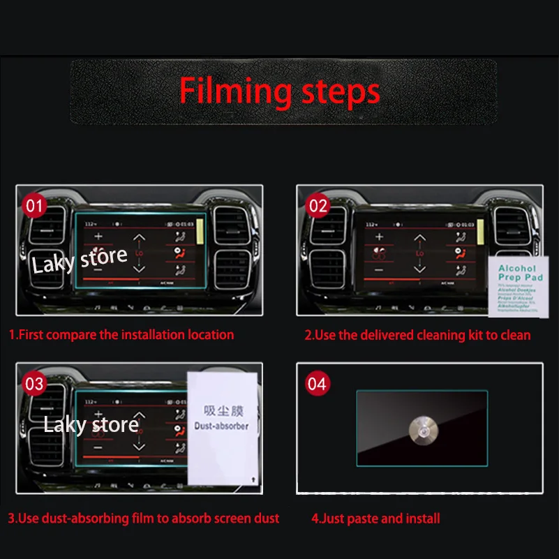 

Original GPS Car Navigation Steel Film for Cadillac CT6 2017 2018 2019 2020 Central Control LCD Screen Glass Tempered HD Film