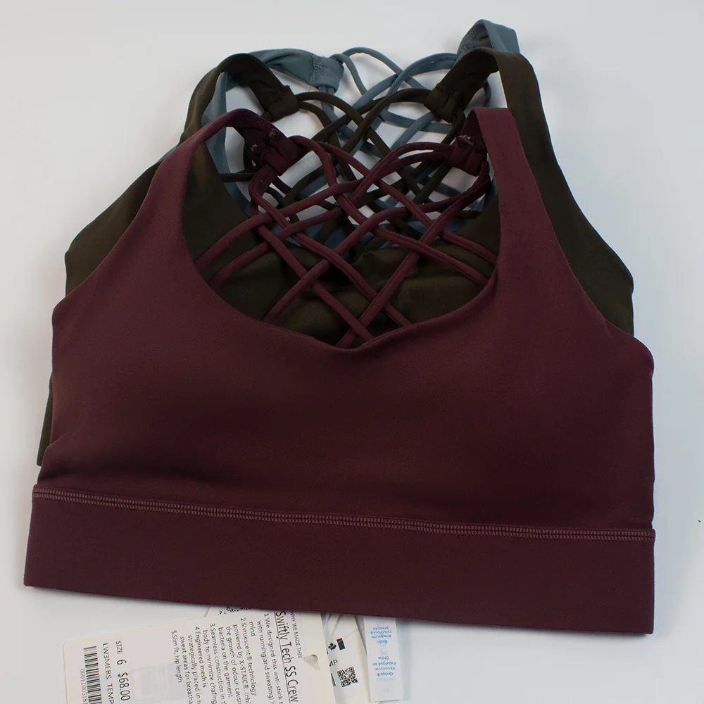 Yoga Wear Crop Top Gym Clothing For Fitness Jogging Women Running Sportswear Women's Underwear Tops For Girls Sports Bras