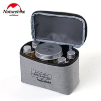 naturehike seasoning bottles cans portable bbq picnic storage container condiment bottle set container outdoor camping tableware