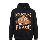 mountains are my happy place gift for a hiking man or woman hoodies hoods high quality harajuku men sweatshirts preppy style
