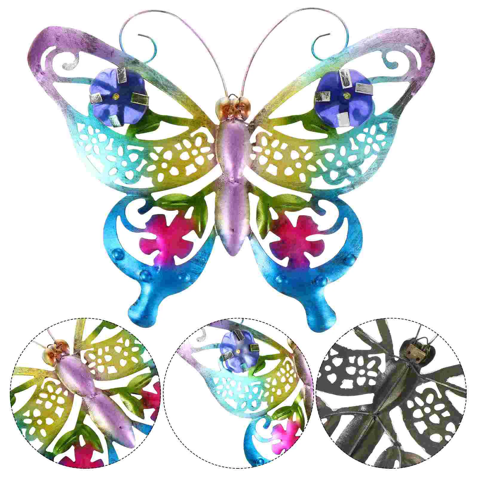 

Garden Stake Decor Iron Wall Art Decoration Yard Outdoor Ornament