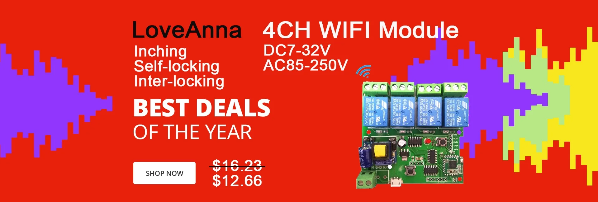 EWeLink Интеллектуальный переключатель Wi-Fi 2 канала реле умный дом Wi-Fi модуль DC5V 12V 24V 32V 220v моторчик для занавесок переключатель с автофиксацией/шаговым управлением с автоматической блокировкой