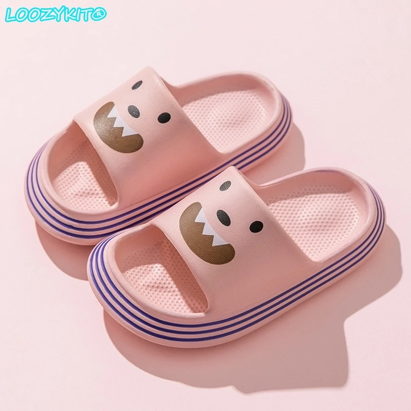 

Children Cartoon Soft Bottom, Anti-slip EVA Home Bathroom Sandals And Slippers
