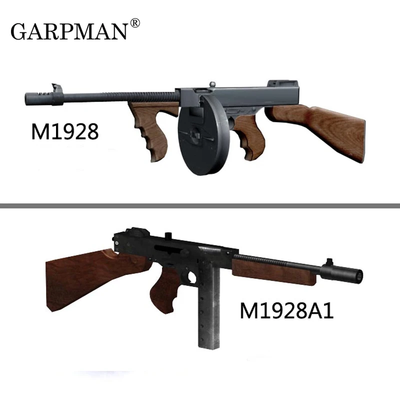 

1:1 Thompson Gun M1928 Manual DIY 3D Paper Model