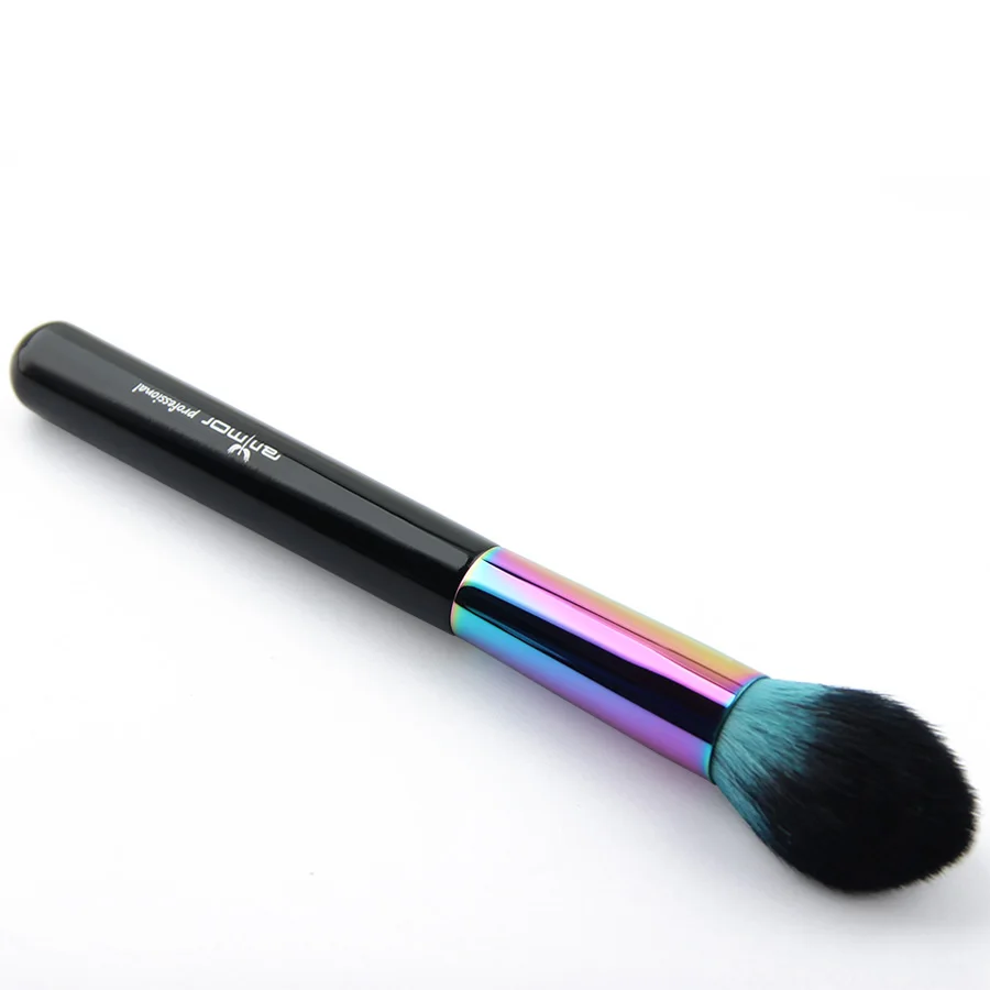 Anmor Colorful Tapered Face Brush Professional Makeup Brushes for Powder Foundation Blusher Top Quality Black Cosmetic Tools | Красота и