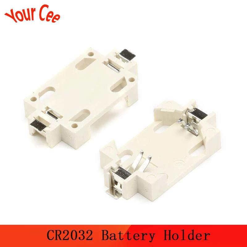 20pcs White Housing CR2032 SMD Cell Button Battery Holder Socket Case |