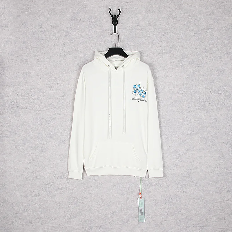 

Autumn and winter Pullover casual province insert bag hooded black zipper cartoon collarless youth men's wear