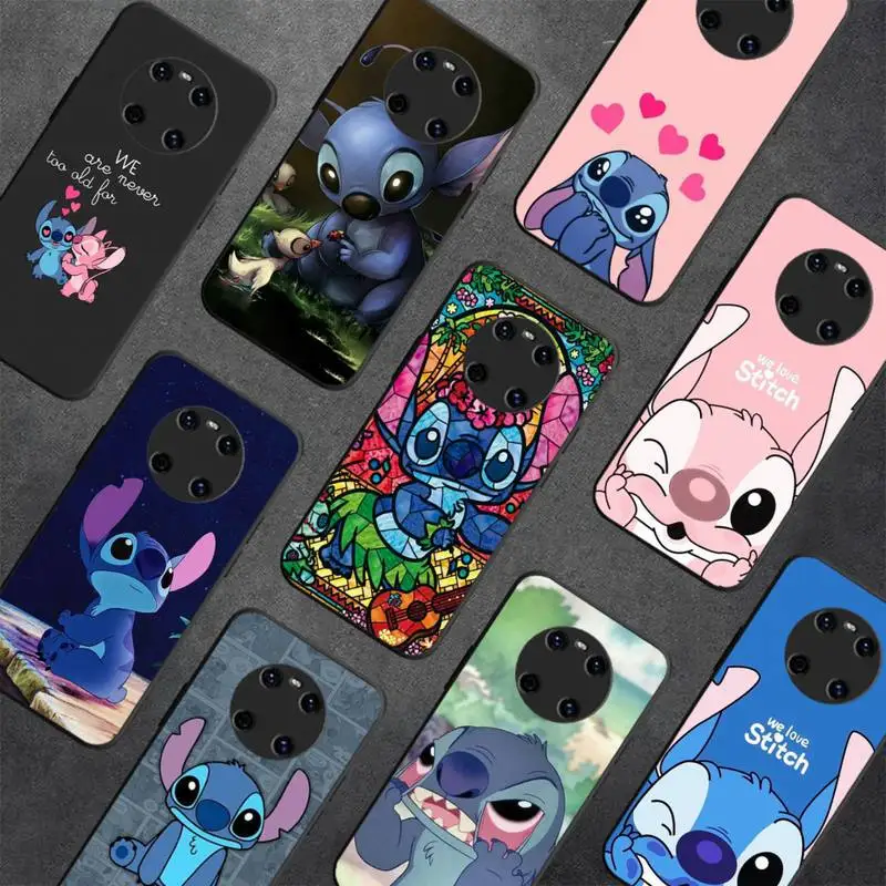 

cute cartoon Stitchs Phone Case For Huawei Y5 Y62019 Y52018 Y92019 Luxury funda case for 9prime2019