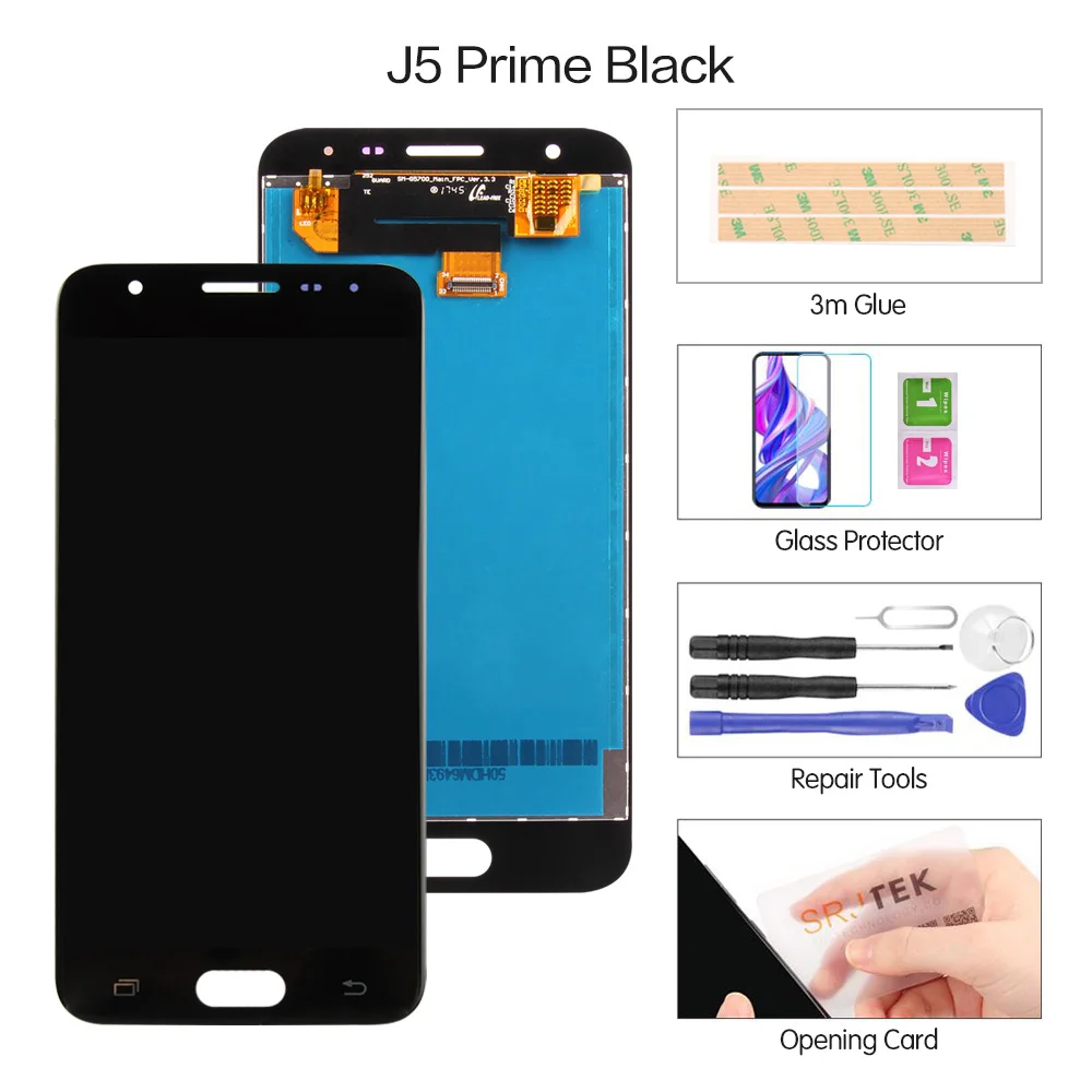 5,0 ''G570 ЖК-дисплей для SAMSUNG Galaxy J5 Prime сенсорный экран для SAMSUNG Galaxy On5 ЖК Galaxy J5 Prime - Цвет: J5 Prime Black
