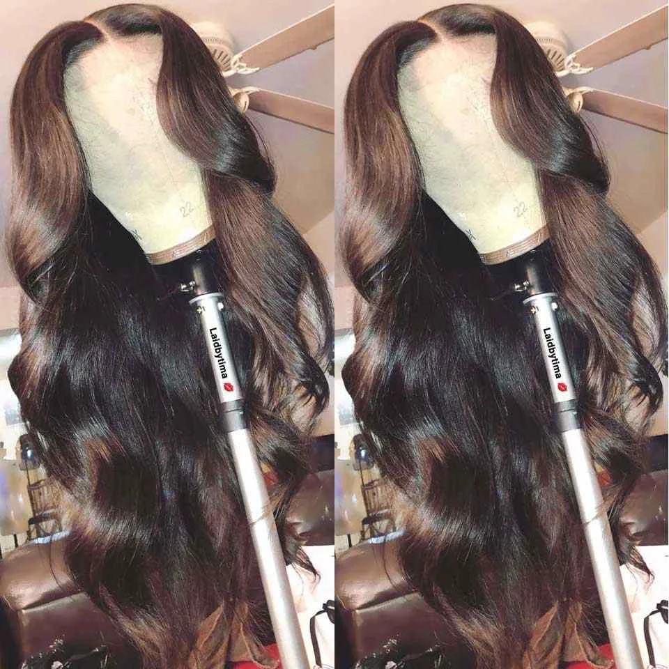 

13X6 Deep Part Transparent Lace Front Human Hair Wigs PrePlucked 8-32 Malaysian Body Wave Lace Frontal Wig With Baby Hair Remy