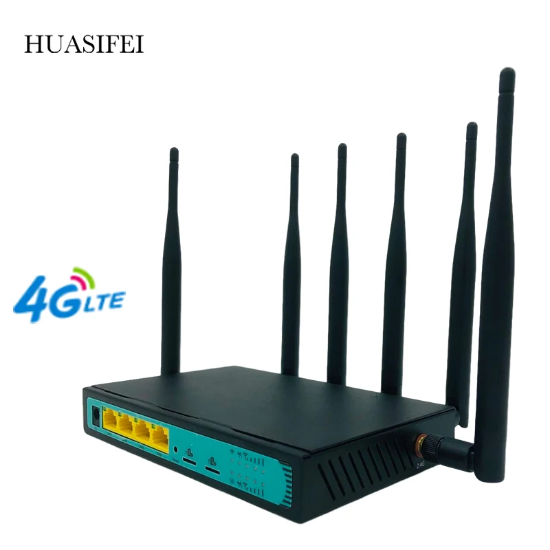 4g Router 2 Sim Card 300Mbps Dual PCIE Slot Wireless Wi-fi Router Dual SIM Card Slot 3g 4g Lte Wifi Router For Office Industrial