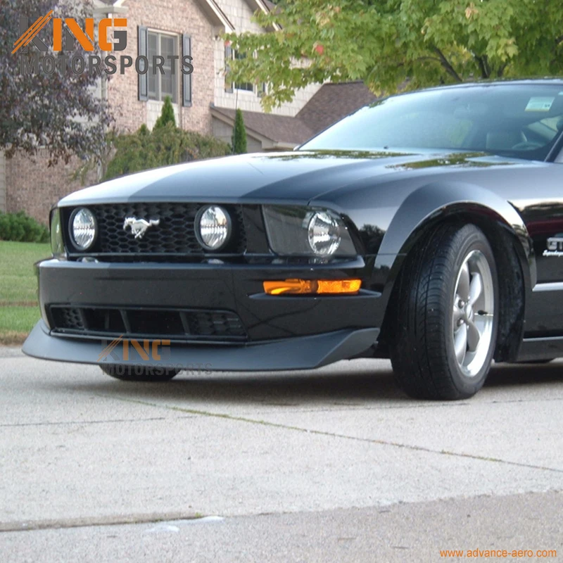 Подходит для 2005 2007 2008 2009 F * Mustang V8 CV стиль ПУ передний бампер спойлер уретана |