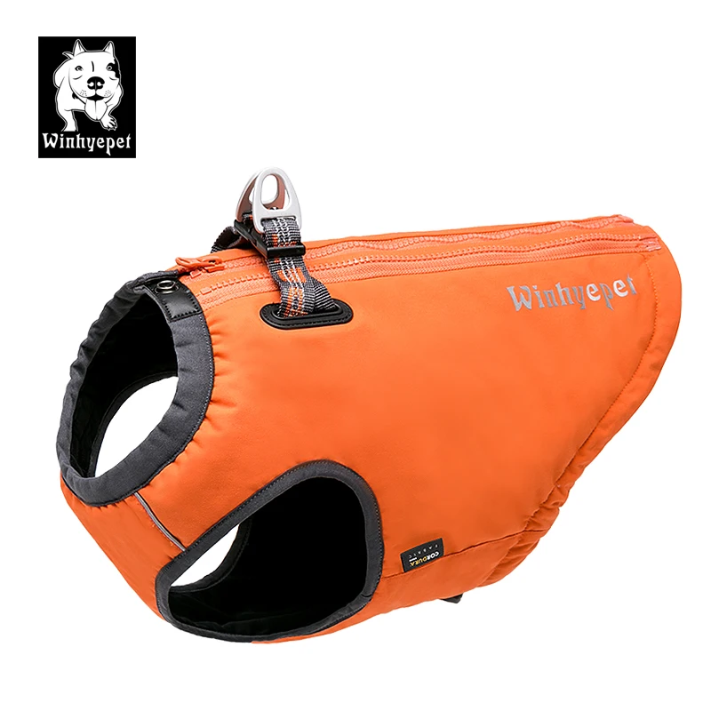 ORANGE TRUELOVE высокая производительность непогоды куртка жилет плащ жгут Dupont Cordura водонепроницаемый ткань держать домашних животных в тепле и DryYG1871 - Цвет: ORANGE