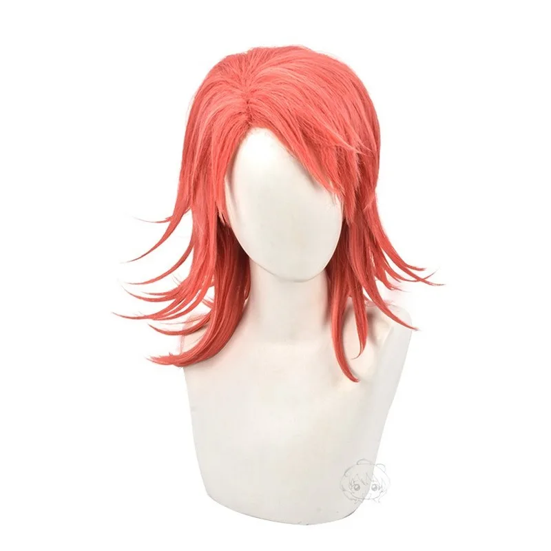 

Demon Slayer Kimetsu No Yaiba Cosplay Sabito Reddish Brown Heat Resistant Synthetic Hair Halloween Carnival Party + Free Wig Cap