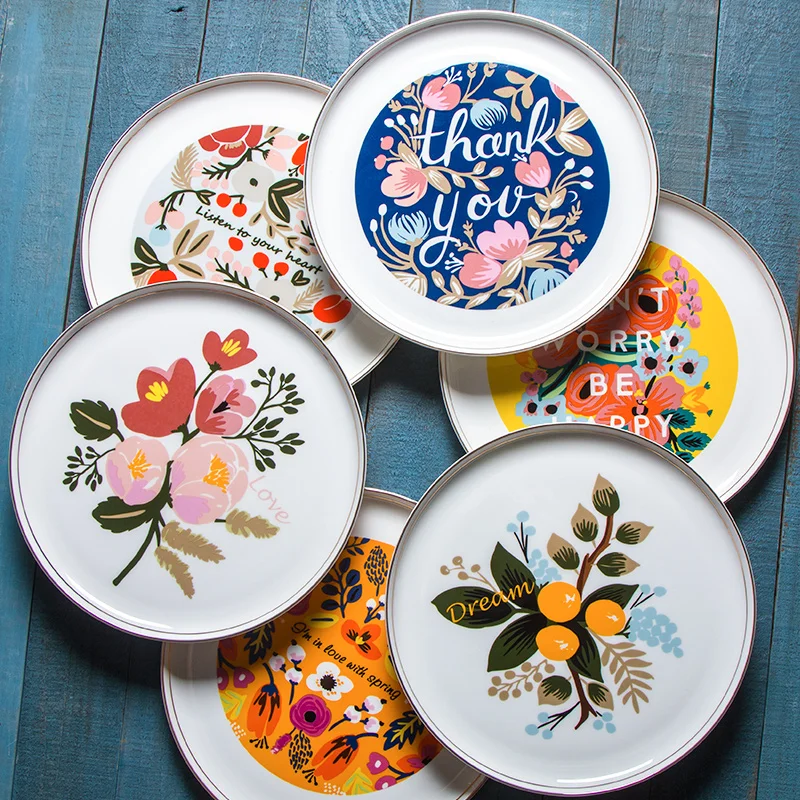 Тарелка для завтрака из китайского фарфора тарелка западного стейка и набор