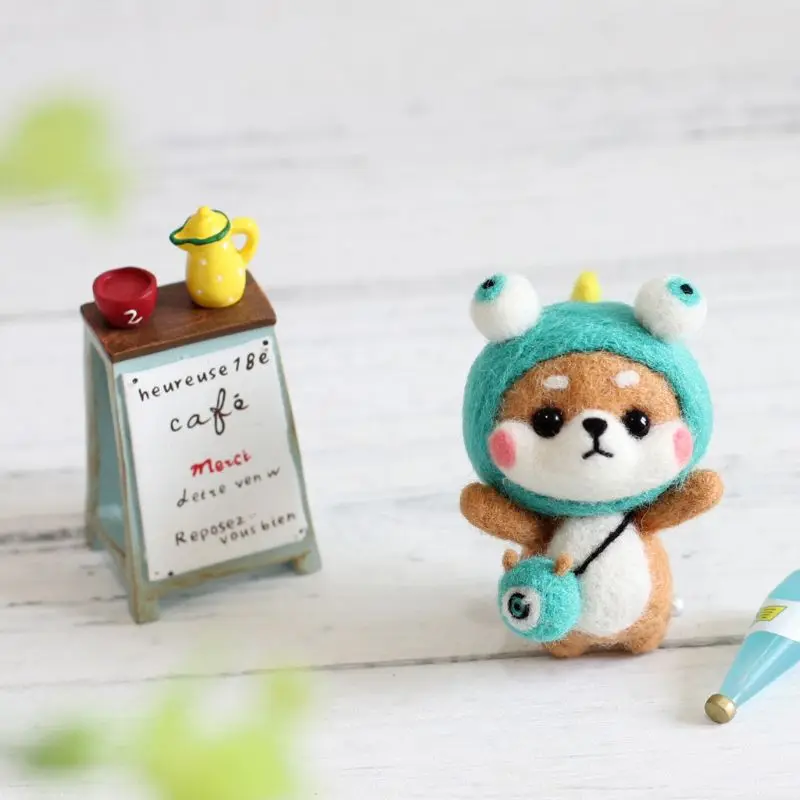 Хомяк животное кукла Шерсть Войлок ремесло DIY не законченный набор для рукоделия