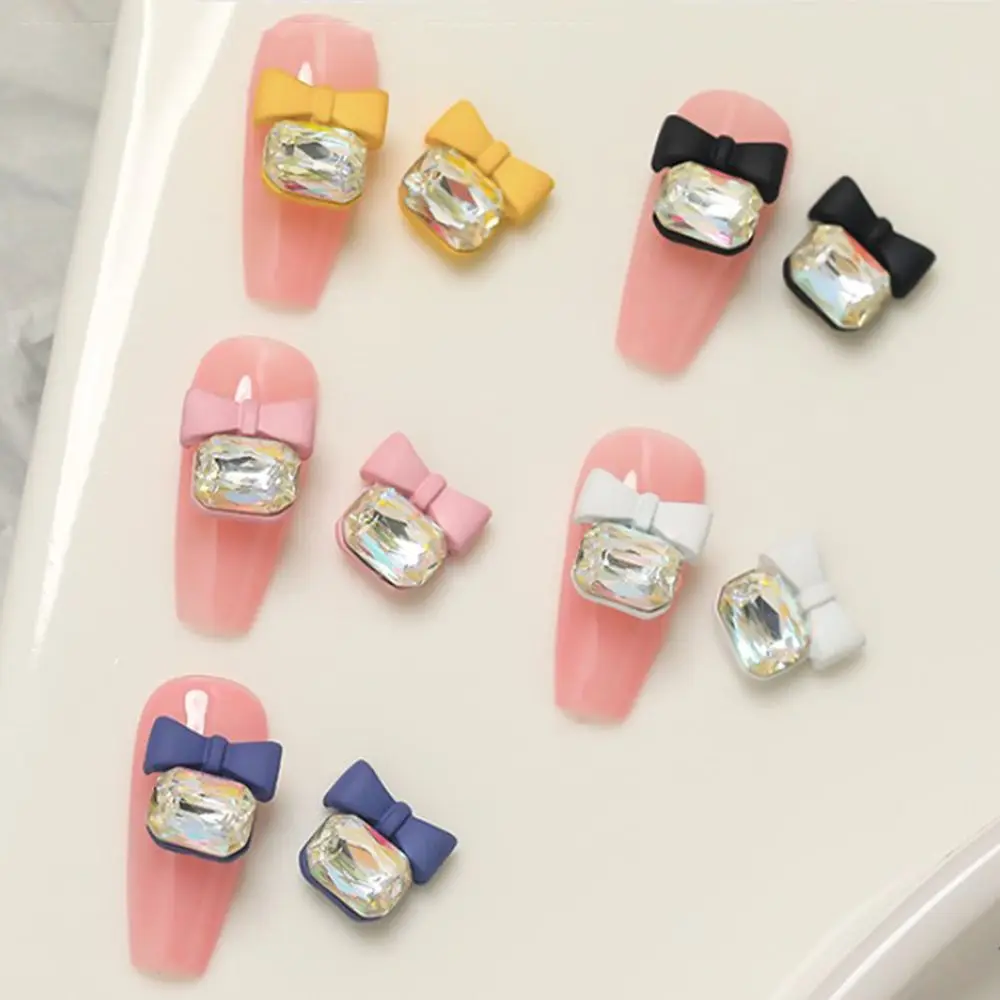 

Zircon Shiny Manicure Accessories Luxury Nail Art Jewelry Nail Art Rhinestone Bowknot Nail Art Diamond DIY Ornaments